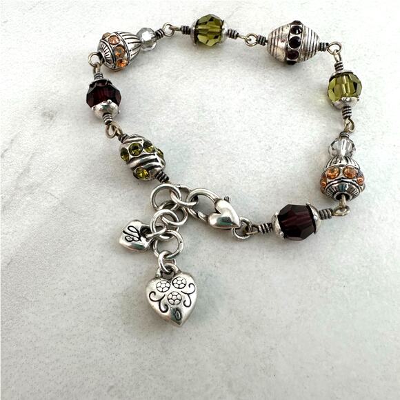 Brighton Jewel Fantasy Multicolor Crystal Beaded Bracelet - Picture 2 of 2